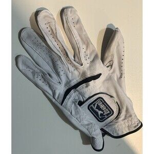 PGA Tour Leather Golf Glove Mens Players Left Hand White Size Large